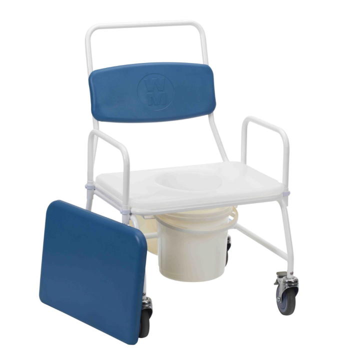 Birstall Bariatric Mobile Commode with 4 Brake Castors Birstall Bariatric Mobile Commode with 4 Brake Castors