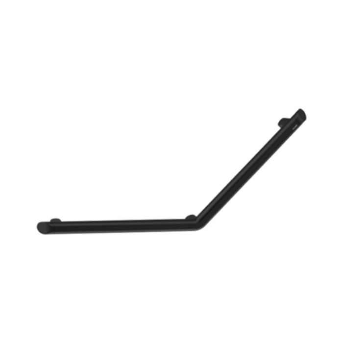 Be-Line 135° Angled Matte Black Grab Bar, 400x400mm | Delabie Be-Line 135° Angled Matte Black Grab Bar, 400x400mm | Delabie