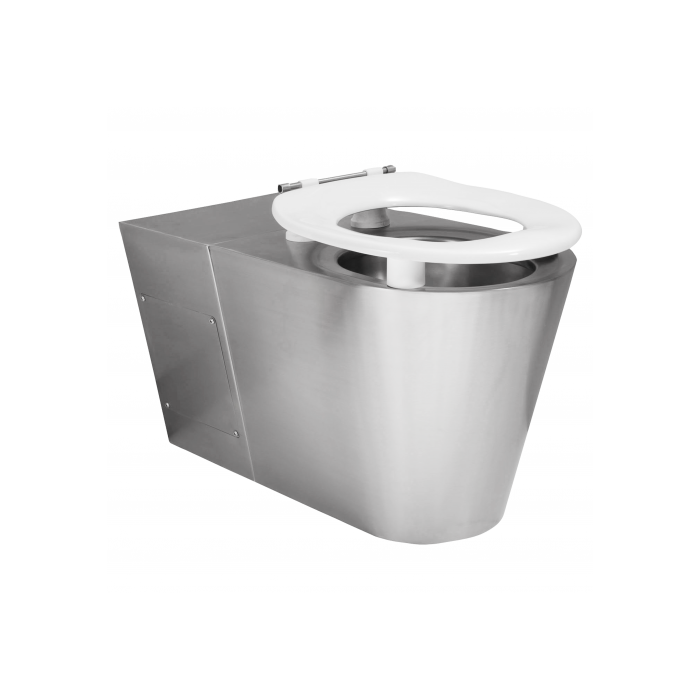 KWC DVS Disabled Back to Wall Stainless Steel Toilet KWC DVS Disabled Back to Wall Stainless Steel Toilet