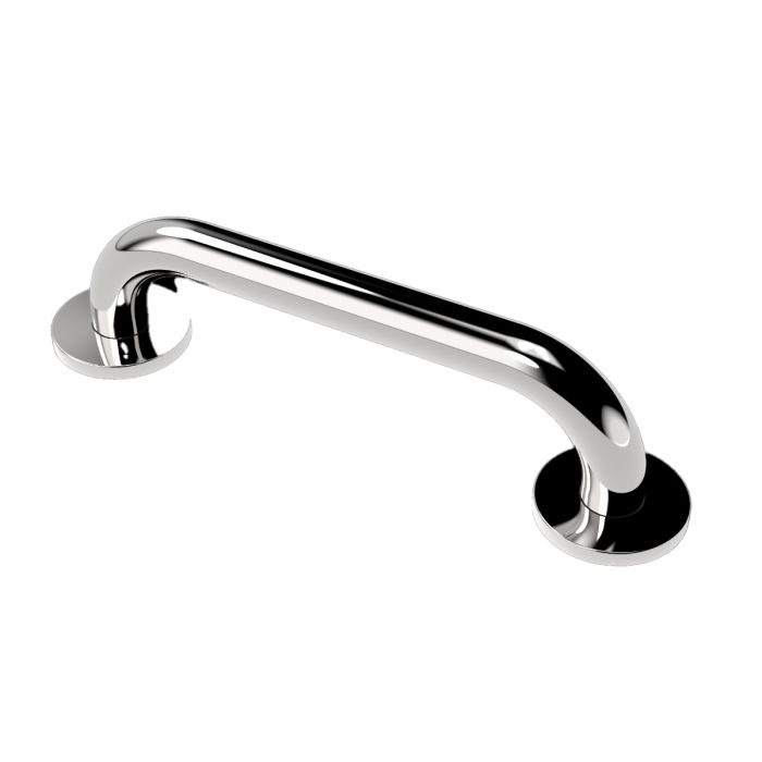 Fitzroy Of London Stainless Steel 32mm Diameter Grab Rail with Concealed Fixings - 300mm, Polished Stainless Steel | Commercial Washrooms Fitzroy Of London Stainless Steel 32mm Diameter Grab Rail with Concealed Fixings - 300mm, Polished Stainless Steel | Commercial Washrooms