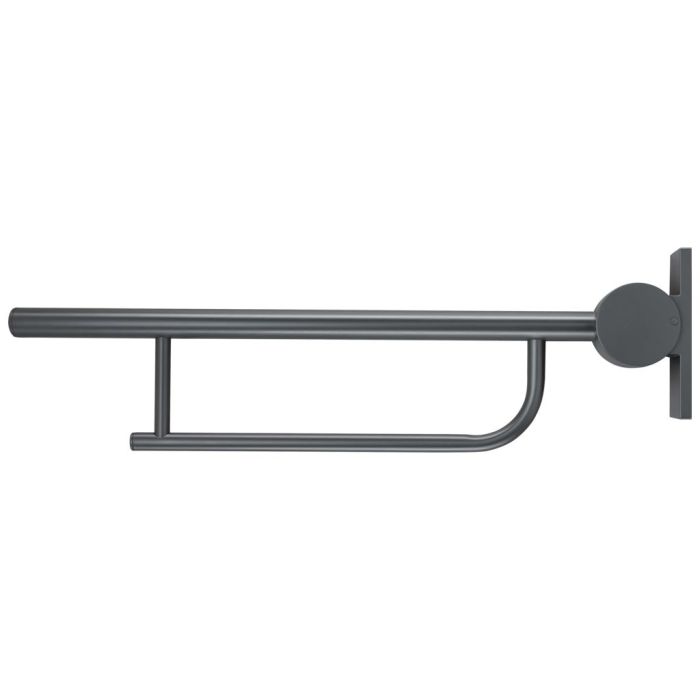 Charcoal Armitage Shanks Contour 21 Hinged Arm Wall Support Grab Rail Charcoal Armitage Shanks Contour 21 Hinged Arm Wall Support Grab Rail