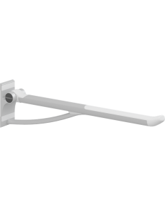 Pressalit Care PLUS Foldable White Grab bar - 850mm for Elderly or Wheelchair users