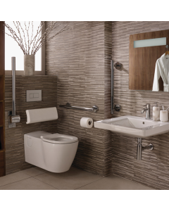 Ideal Standard Concept Freedom Ensuite Bathroom Pack with 60cm Basin and Extended Wall Hung Toilet