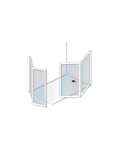 Modular Accessible Shower Screen 11