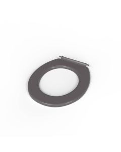 Fitzroy Of London Stainless Steel Pillar Hinge Toilet Seat, Ring Only (choice of colours)