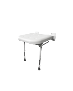 PCSS1 Wall Mounted Folding Seat c/w Legs - No Pad