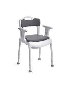 Etac Swift Height Adjustable Commode with Back Rest 