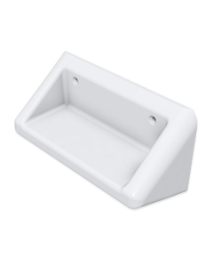 Anti-Ligature Solid Surface Shelf, 235mm with Front Fixings