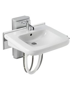 S0652(67) Care Plus washbasin mounting bracket, gas cell counter-balanced with lever lock, vertical adjustment
