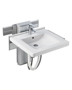 S0654(67) Care Plus washbasin mounting electrically operated by lever, vertical and horizontal adjustment