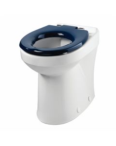 Twyford Avalon Rimless Back to Wall Disabled Height Toilet (450mm High) 