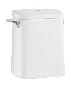Twyford Avalon/Sola Close Coupled Lever Toilet Cistern with Security Fastener, AV2668WH