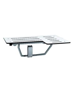 Bobrick Compact Grade Laminate Reversible Folding Shower Seat for Disabled Washroom