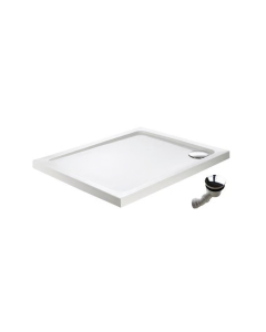 Rectangular Low Level Shower Tray and Waste 900 x 760mm