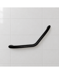 Inta EVER 460mm Angled Black Grab Rail with Non-Slip Finish
