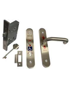 RADAR NKS Disabled Toilet Lock and Key Set - Stainless Steel