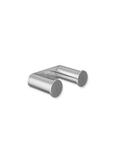 Hewi System 900 Double Hook | Satin Stainless Steel
