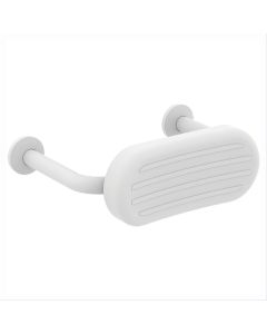 White Armitage Shanks Contour 21 40cm Grab Rail with Back Support Cushion