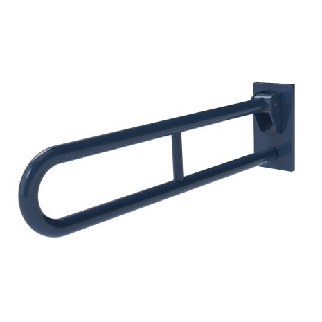 Fitzroy Of London 800mm Friction Hinged Grab Rail with Concealed Fixing - Dark Blue | Commercial Washrooms