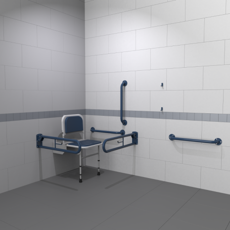 Doc M Changing Room Pack with Steel Exposed Fixings - Fitzroy Of London