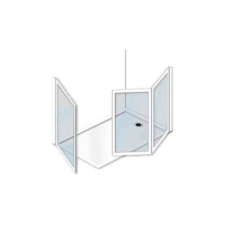 Modular Accessible Shower Screen 10 