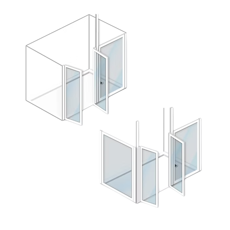 Modular Accessible Shower Screen 3