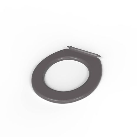 Fitzroy Of London Stainless Steel Pillar Hinge Toilet Seat, Ring Only (choice of colours)