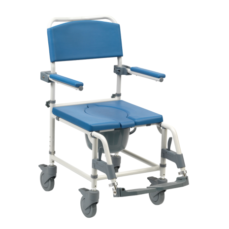 Aston Wheeled Shower Commode Chair