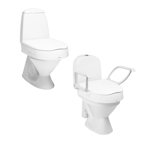 Etac Cloo Toilet Seat Height Raiser With or Without Support Arms