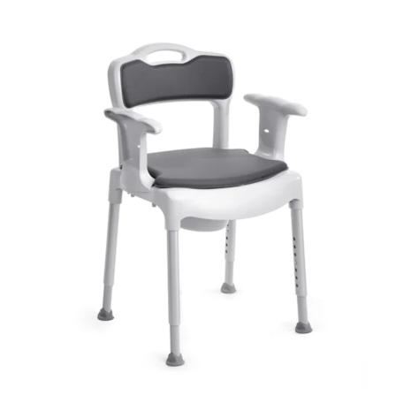 Etac Swift Height Adjustable Commode with Back Rest 
