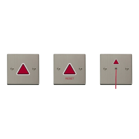 Stainless Steel Disabled Alarm System with Pull Cord