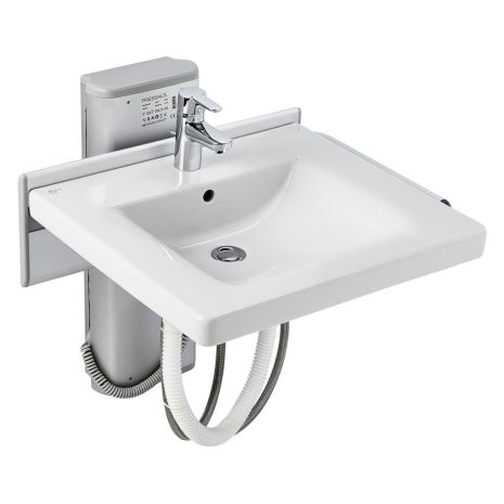 S0651(67) Care Plus washbasin mounting bracket, electrically operated by lever, vertical adjustment