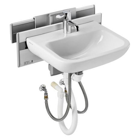 S0653(67) Care Plus washbasin mounting bracket, manually operated, vertical and horizontal adjustment