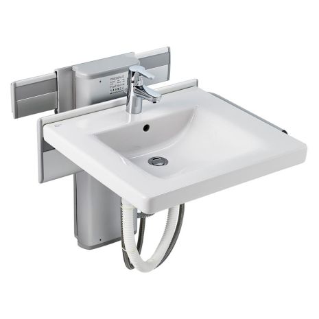 S0654(67) Care Plus washbasin mounting electrically operated by lever, vertical and horizontal adjustment