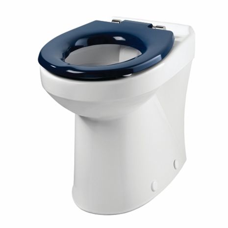 Twyford Avalon Rimless Back to Wall Disabled Height Toilet (450mm High) 