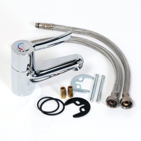 Fitzroy Of LondonPolished Chrome Sequential Basin Disabled Mixer Tap | Fitzroy Of London