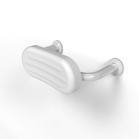 Fitzroy Of London Steel Back Rest Rail With White Pad and 270mm Projection
