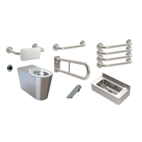 Delabie DVS Stainless Steel Sensor Operated Vandal Resistant Doc M Pack