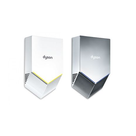Dyson Airblade V Hand Dryer White and Nickel