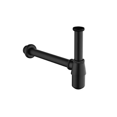 Black Bottle Trap Waste Bathroom Basin Sink Pipe Adjustable Height and Outlet