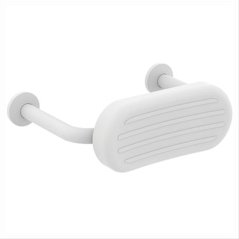 White Armitage Shanks Contour 21 40cm Grab Rail with Back Support Cushion