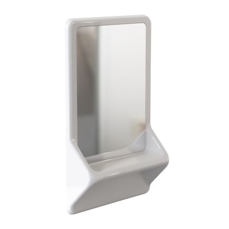 Delabie | DVS High Security Mirror with moulded frame and shelf