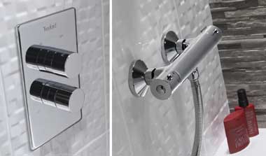 Twyford - Exposed shower controls and concealed shower controls