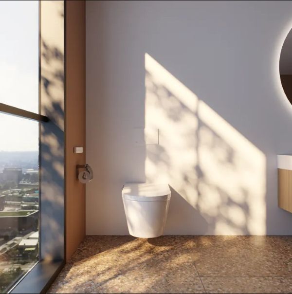 Ideal Standard Bidet Shower Toilet In Situ